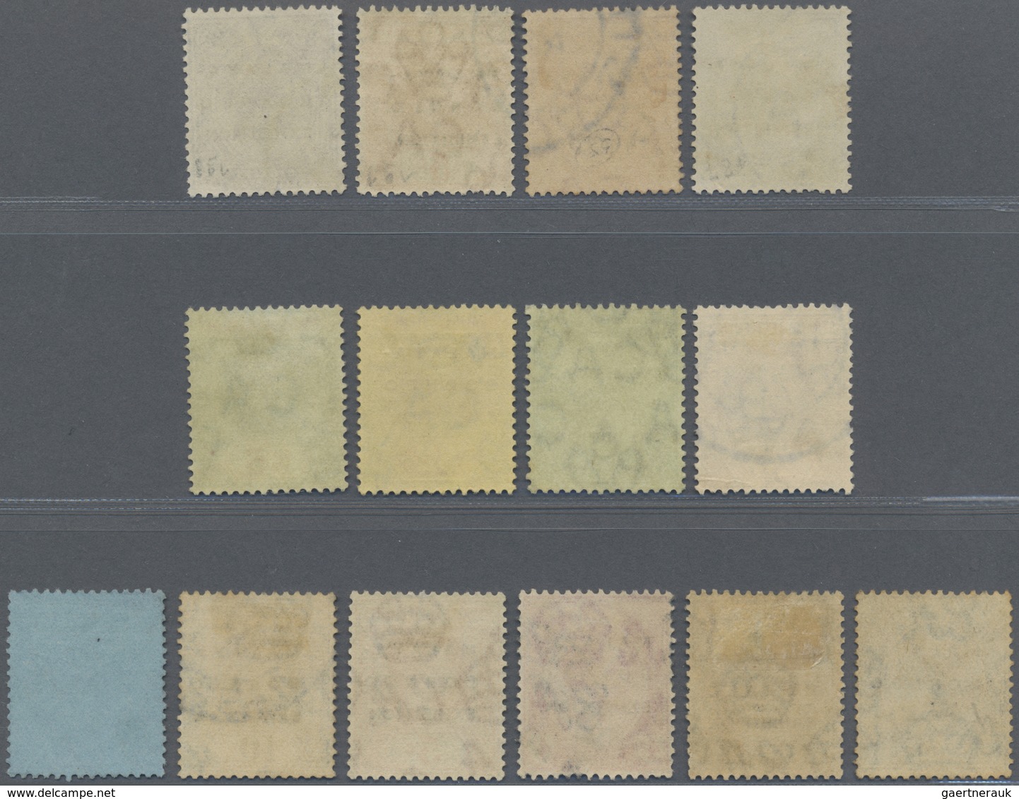 O Malaiische Staaten - Straits Settlements: 1922, Malaya-Borneo Exhibition Part Set Of 14 With Wmks. M - Straits Settlements