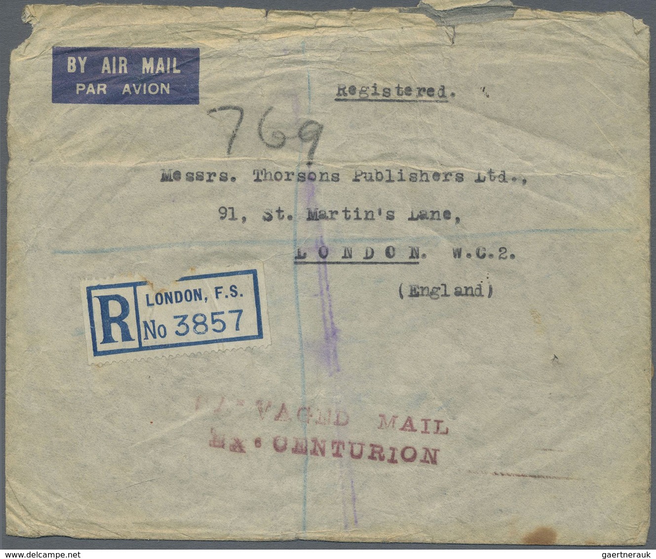 Br Malaiische Staaten - Straits Settlements: 1935, Cover Sent From MALACCA Addressed To London With Dou - Straits Settlements