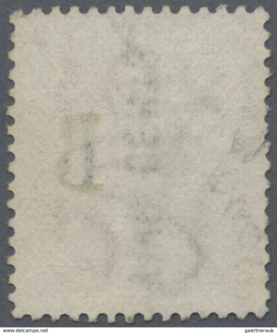 O Malaiische Staaten - Straits Settlements - Post In Bangkok: 1882-85 QV "TWO CENTS" (wide "E") On 32c - Straits Settlements
