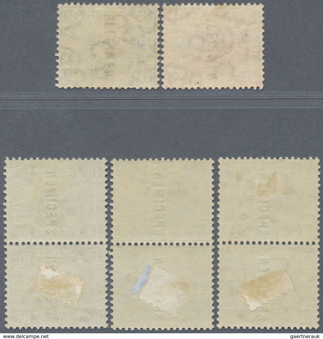 */(*) Malaiischer Staatenbund: 1909/1919, Tiger Definitives With Wmk. Mult. Crown CA 1c. Brown, 3c. Grey A - Federated Malay States