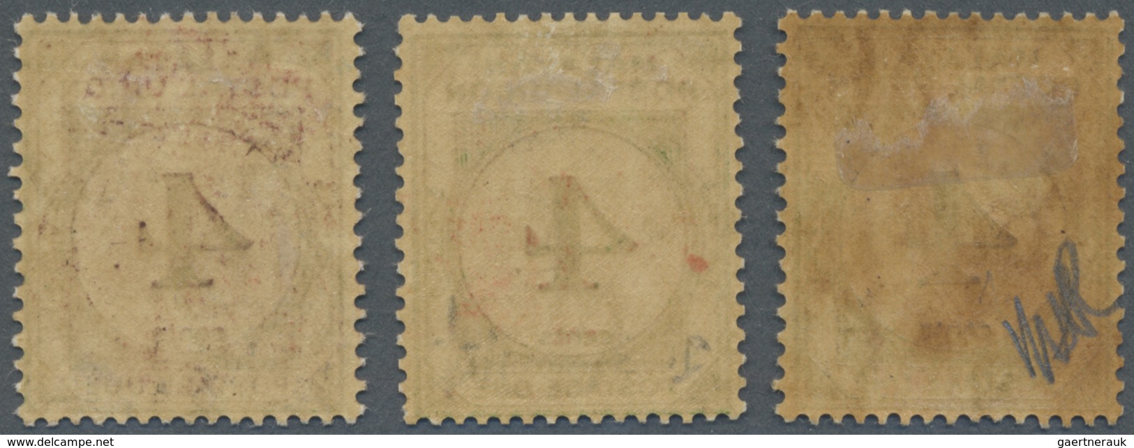 * Malaiischer Staatenbund - Portomarken: Japanese Occupation, Postage Dues, 1942, 4 C. Green With Blac - Federated Malay States