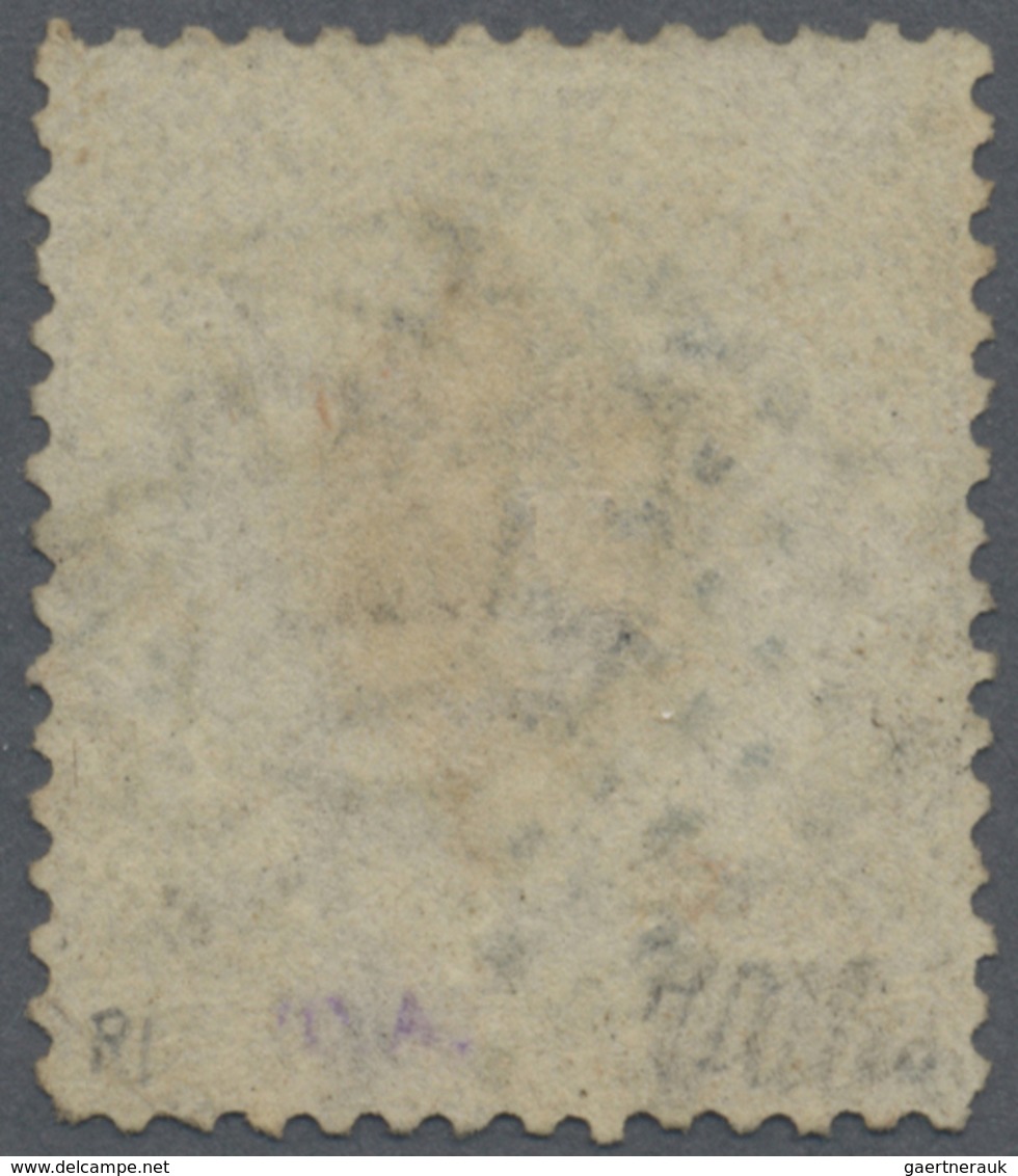 O Malaiische Staaten - Johor: 1876 QV 2c. Brown Overprinted "Star & Crescent" In Black, Used And Cance - Johore