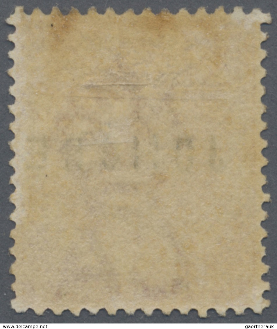 * Malaiische Staaten - Johor: 1884-86 QV 2c. Pale Rose Overprinted "JOHORE" (16 Mm) With "H" And "E" W - Johore