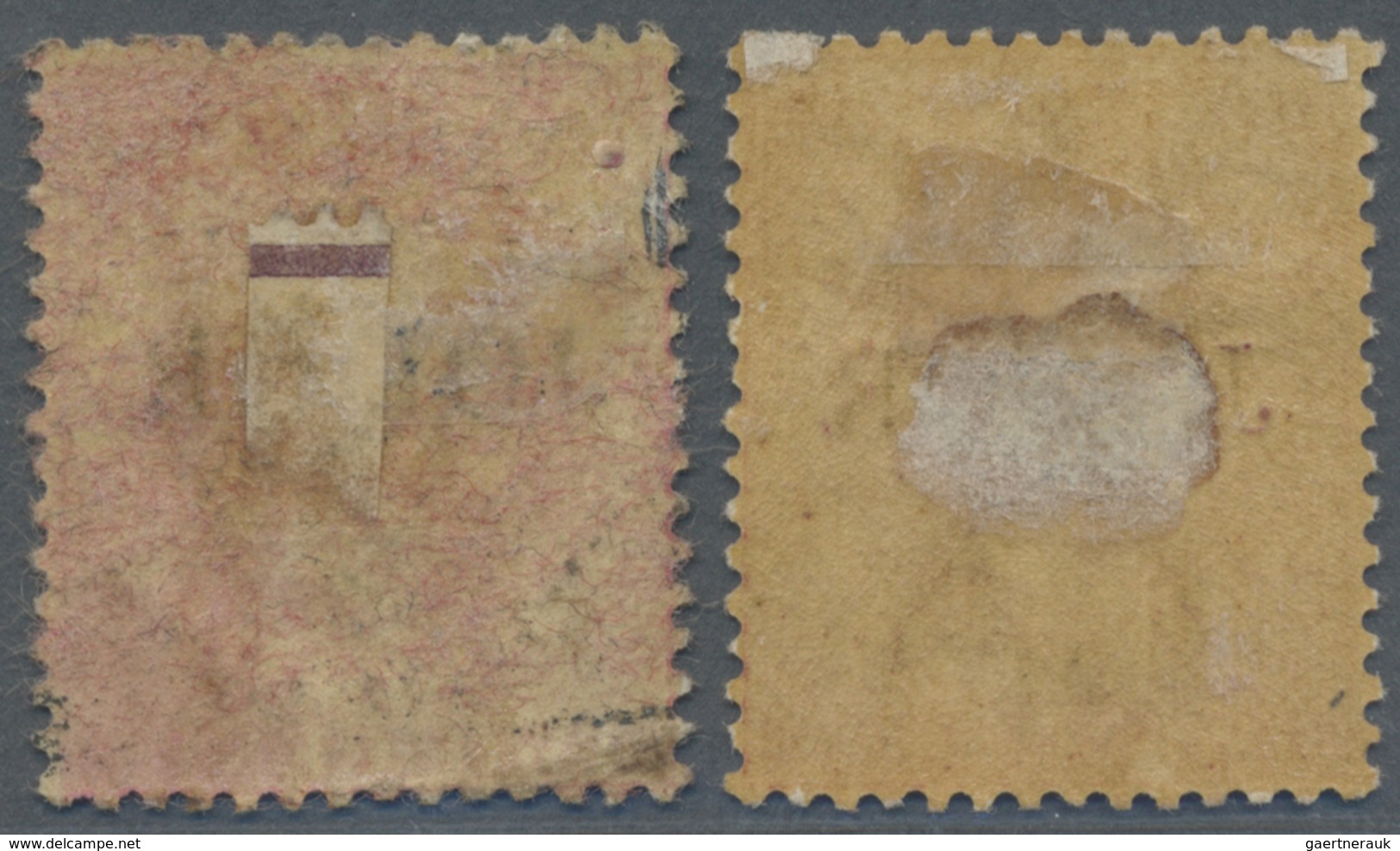 * Malaiische Staaten - Johor: 1884/1890, Straits Settlements QV 2c. Pale Rose And Bright Rose With Opt - Johore
