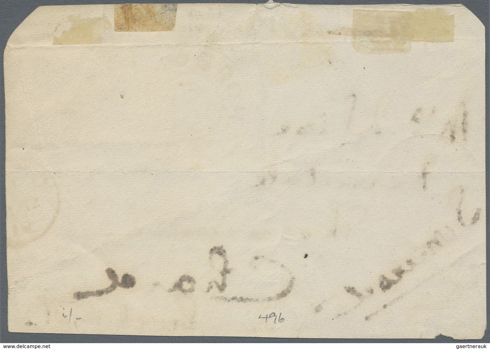 Brfst/Br Malaiische Staaten - Johor: 1891-94 Johore Local Rate 2c.: Front Of Cover 1891 To England (and Redir - Johore