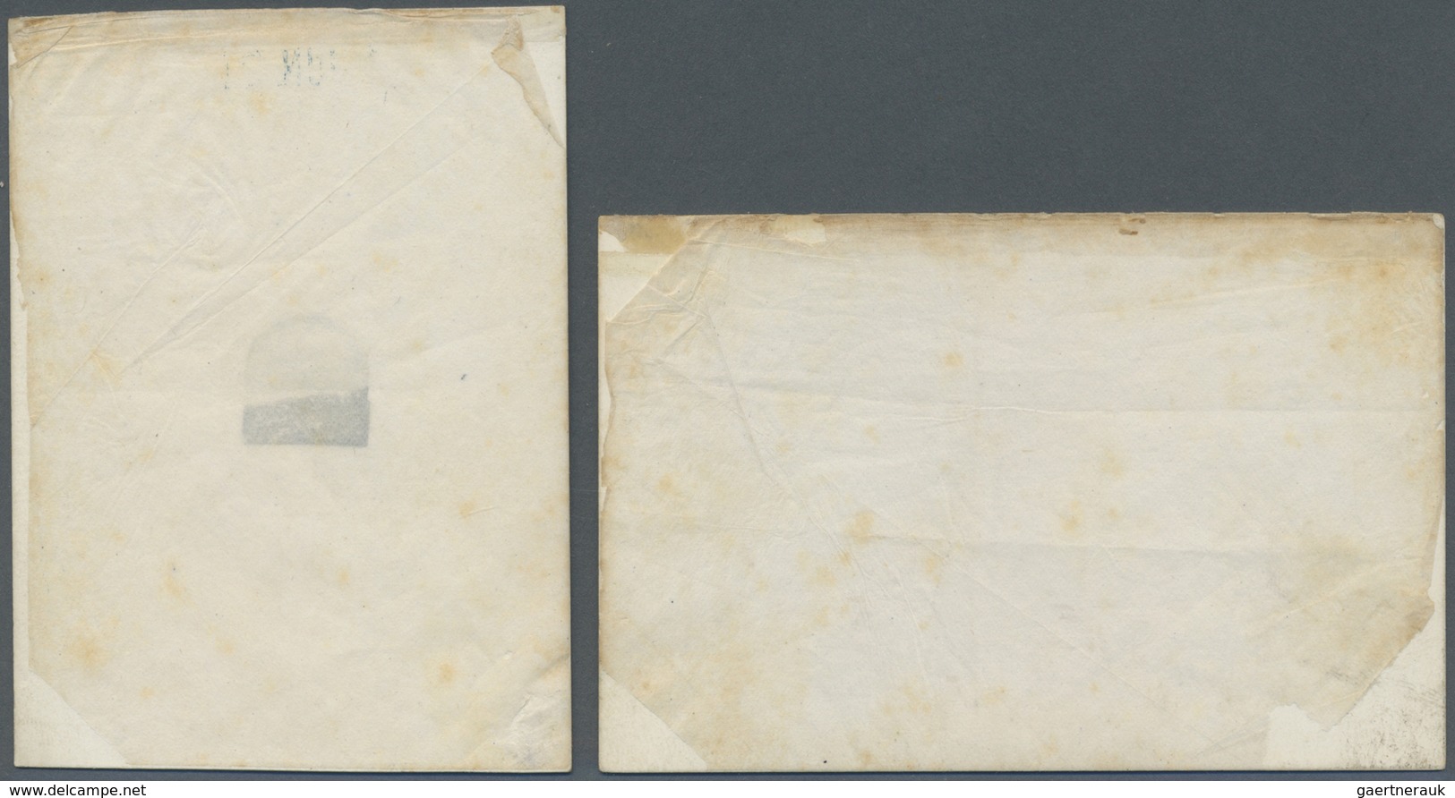(*) Malaiische Staaten - Johor: 1891. Die Proof On Glazed Paper A Composite Proof Of The Complete Design - Johore