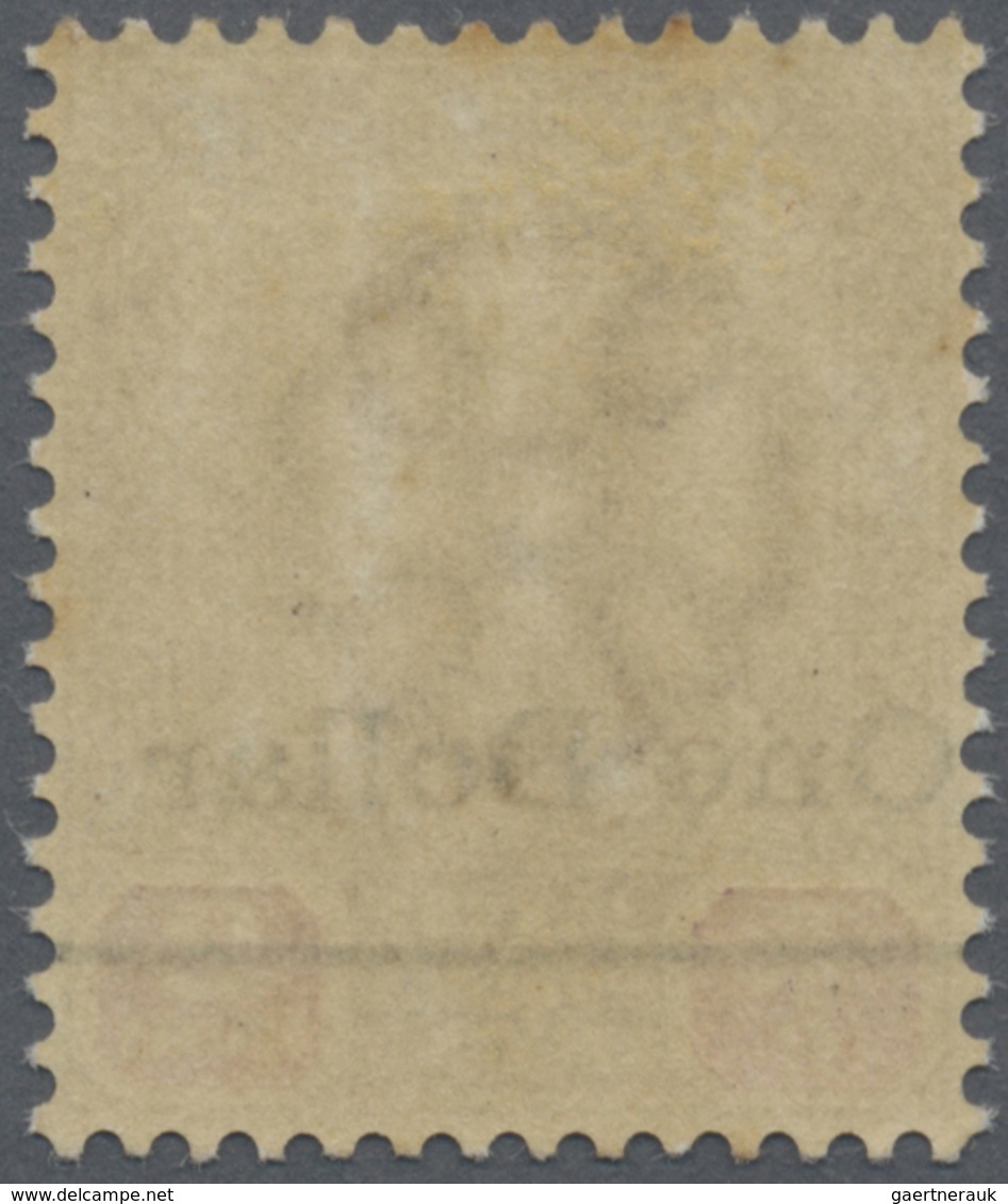 * Malaiische Staaten - Johor: 1903 $1 On $2 Dull Purple & Carmine, Variety "e" Of "One" Inverted (R.7/ - Johore