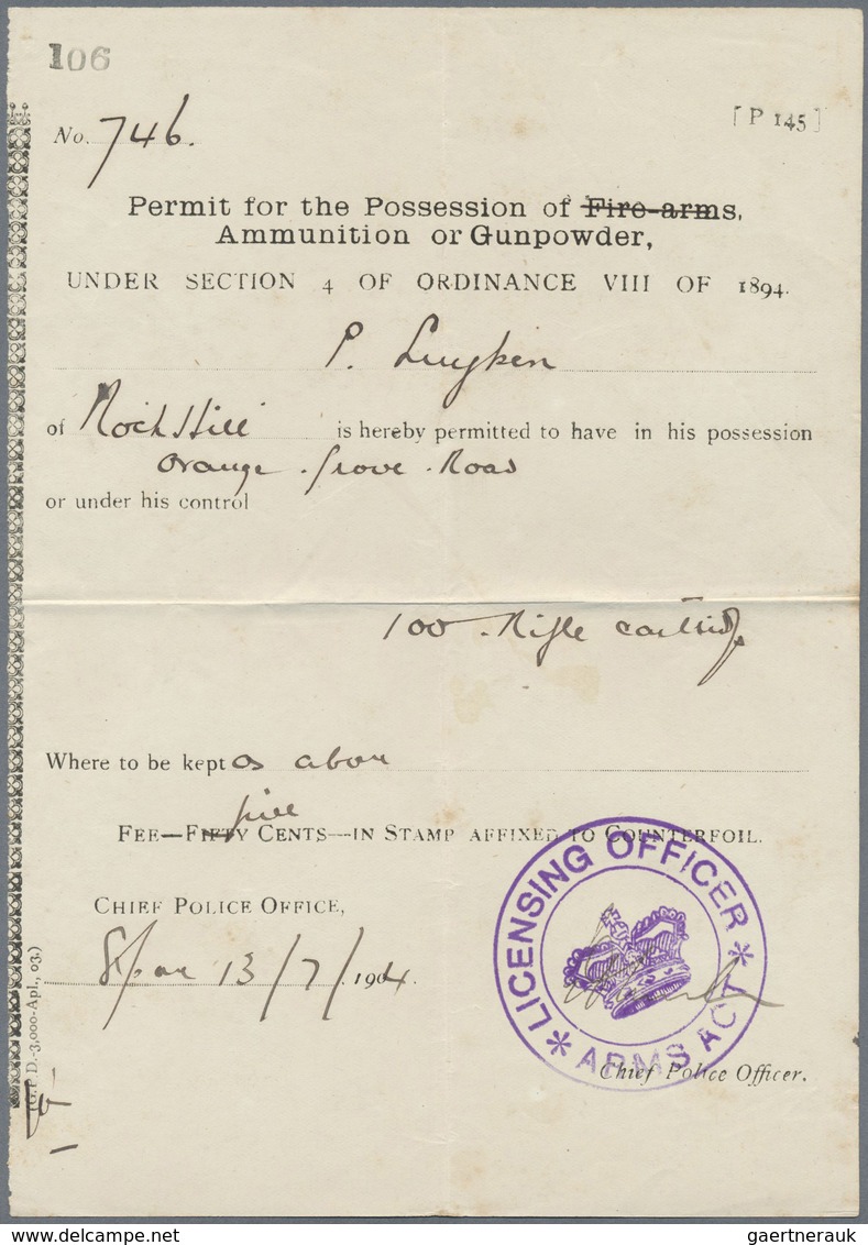 Br Malaiische Staaten - Johor: Johore 1904 (3 Mar.) "on Johore Government Service" Envelope (with Embos - Johore