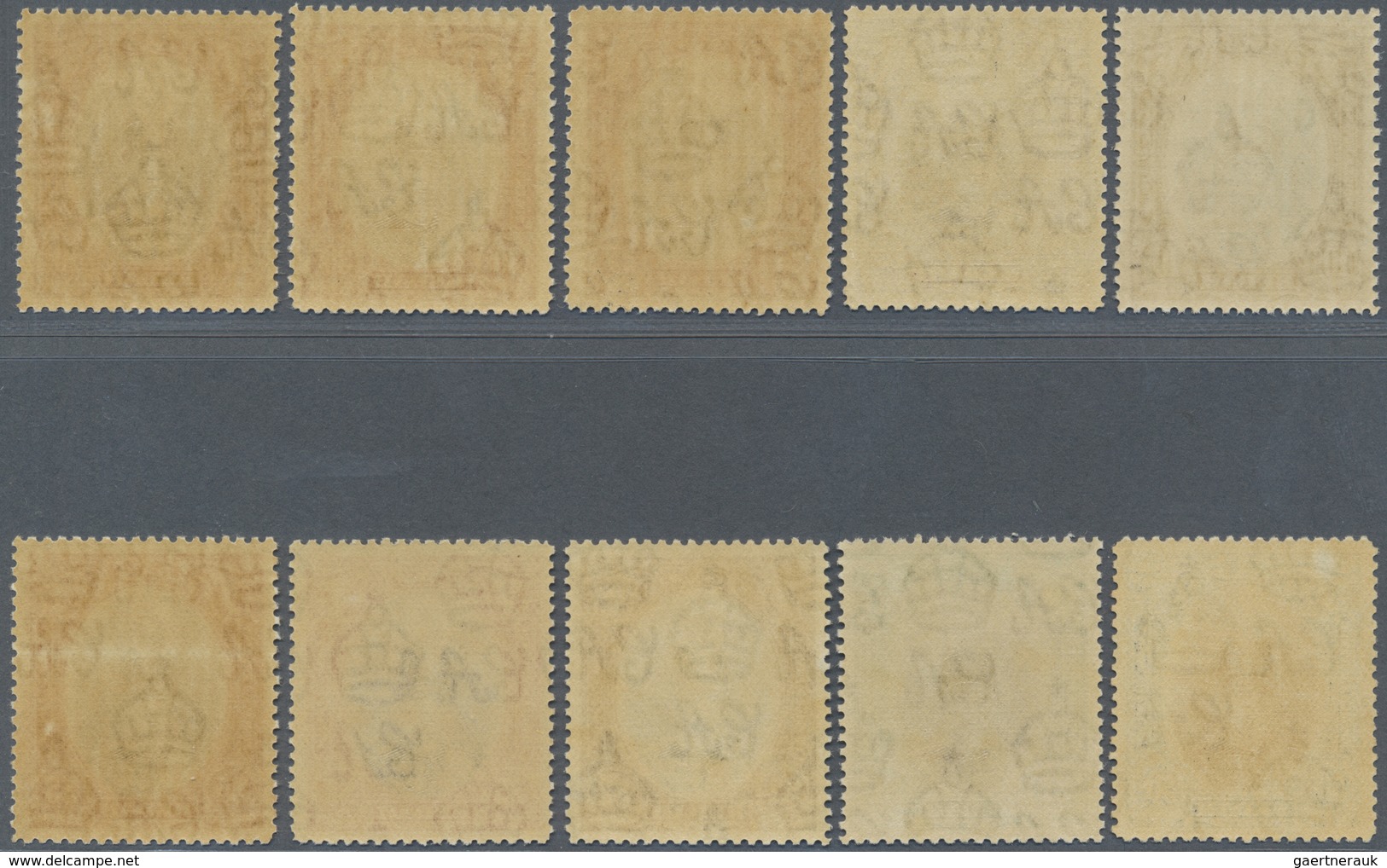 **/* Malaiische Staaten - Kedah: 1937, Sultan Abdul Hamid Halimshah Complete Set Of Nine And Additional $ - Kedah