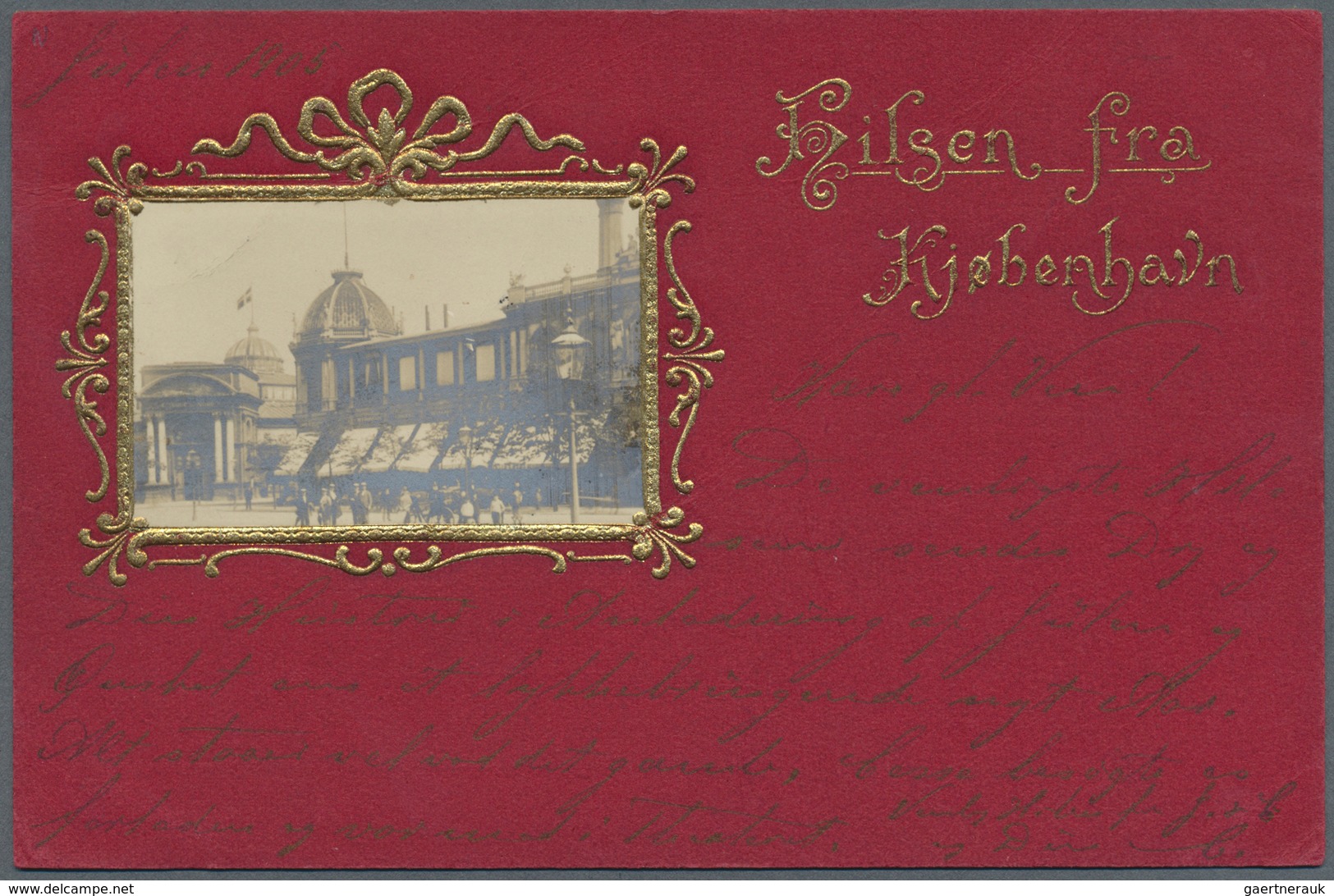 Br Malaiische Staaten - Kelantan: 1906. Picture Post Card From Kjobenhavn Addressed To Kelantan, Malaya - Kelantan