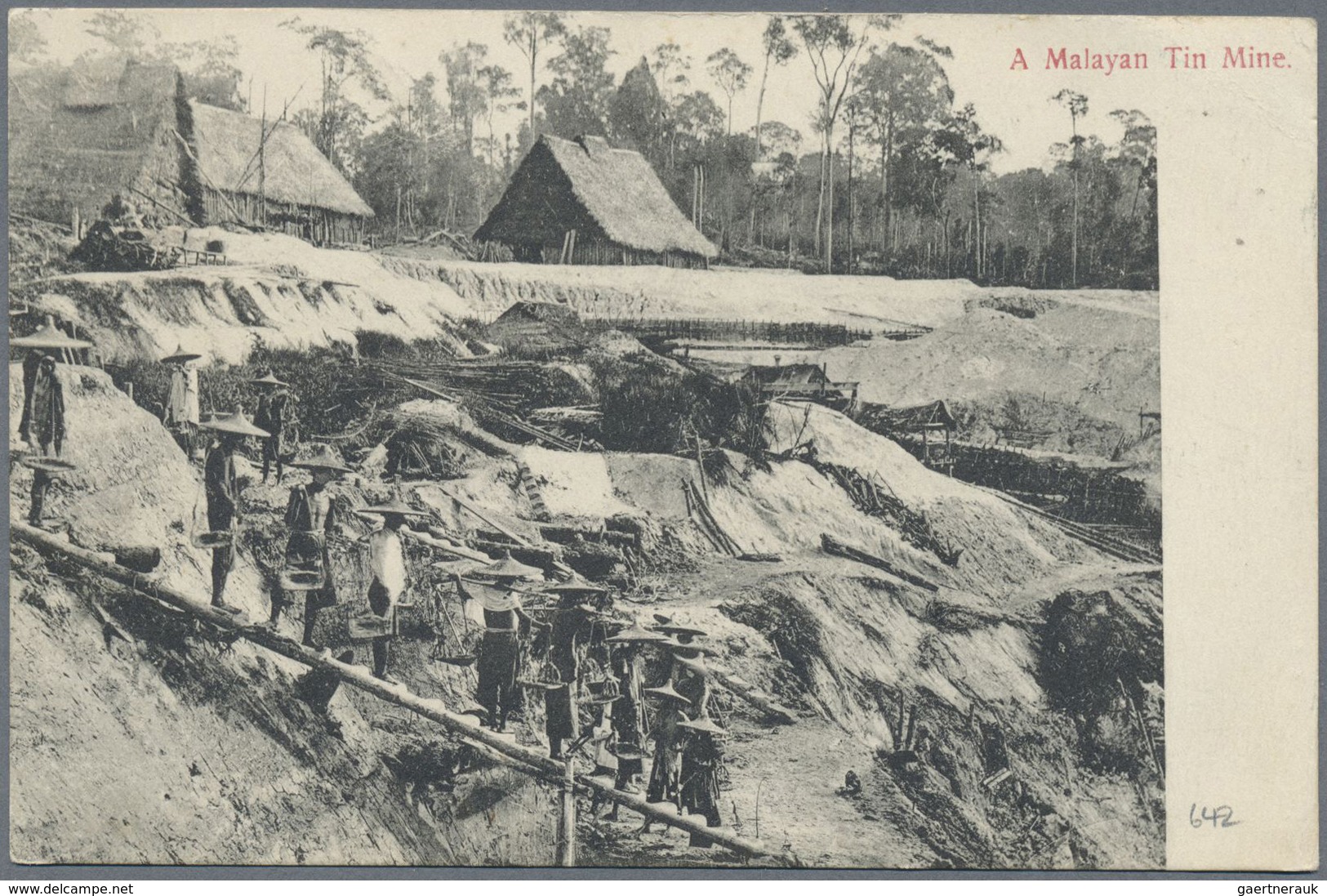 Br Malaiische Staaten - Kelantan: 1909 Fed. Malay States 3c. Carmine Used On Picture Postcard From Kota - Kelantan