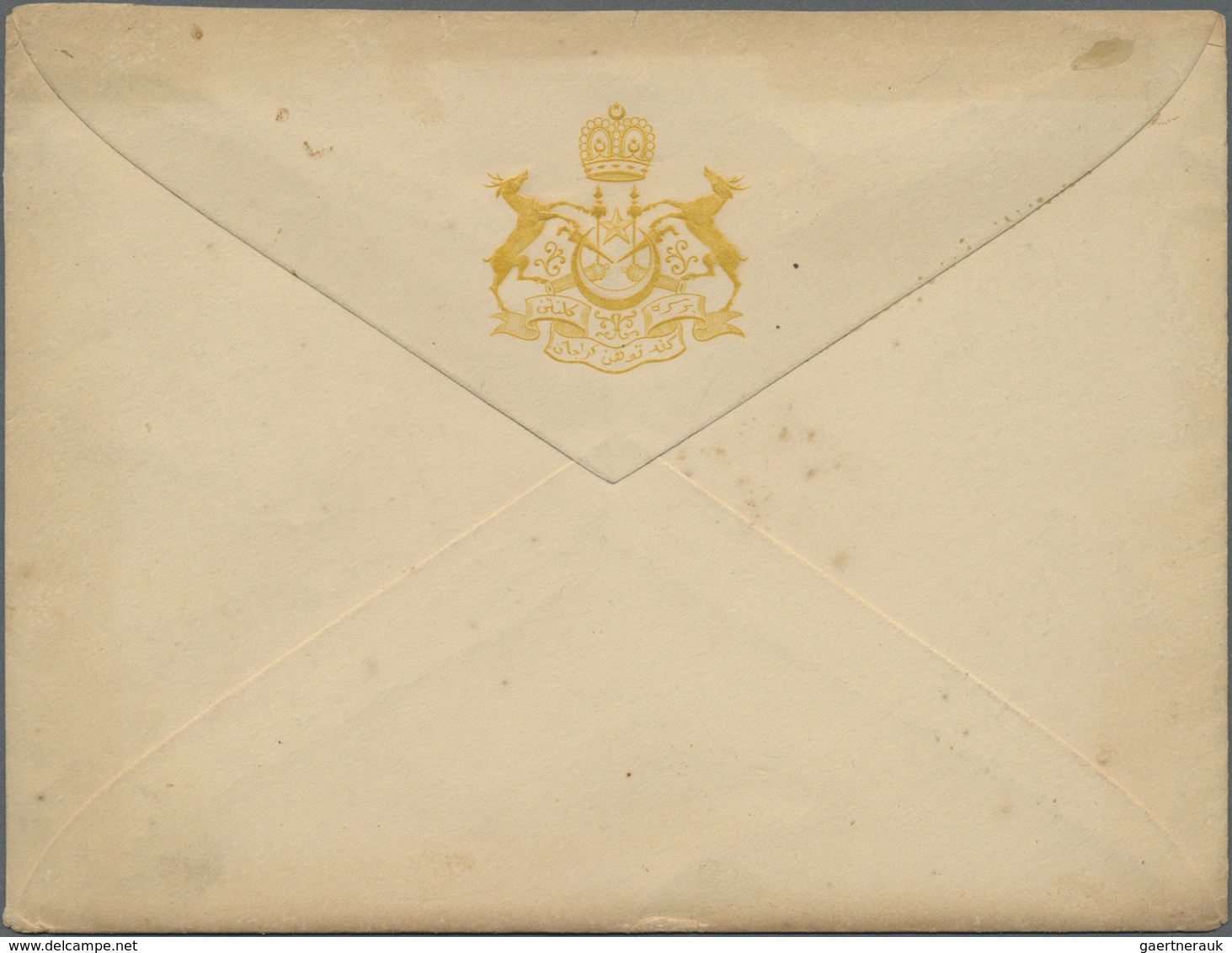 Br Malaiische Staaten - Kelantan: 1936, Kelantan Royal Mail: 4 C. Pair Tied KOTA BHARU 2 MAR 36" To Cov - Kelantan