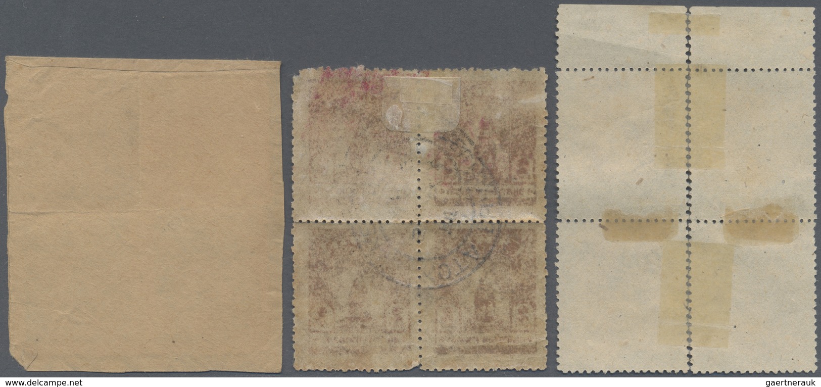 O/Brfst/(*) Malaiische Staaten - Kelantan: Thai Occupation, 1943, Used Inc. Pairs Of 1 C., Blocks-4 Of 1 C., 2 C - Kelantan