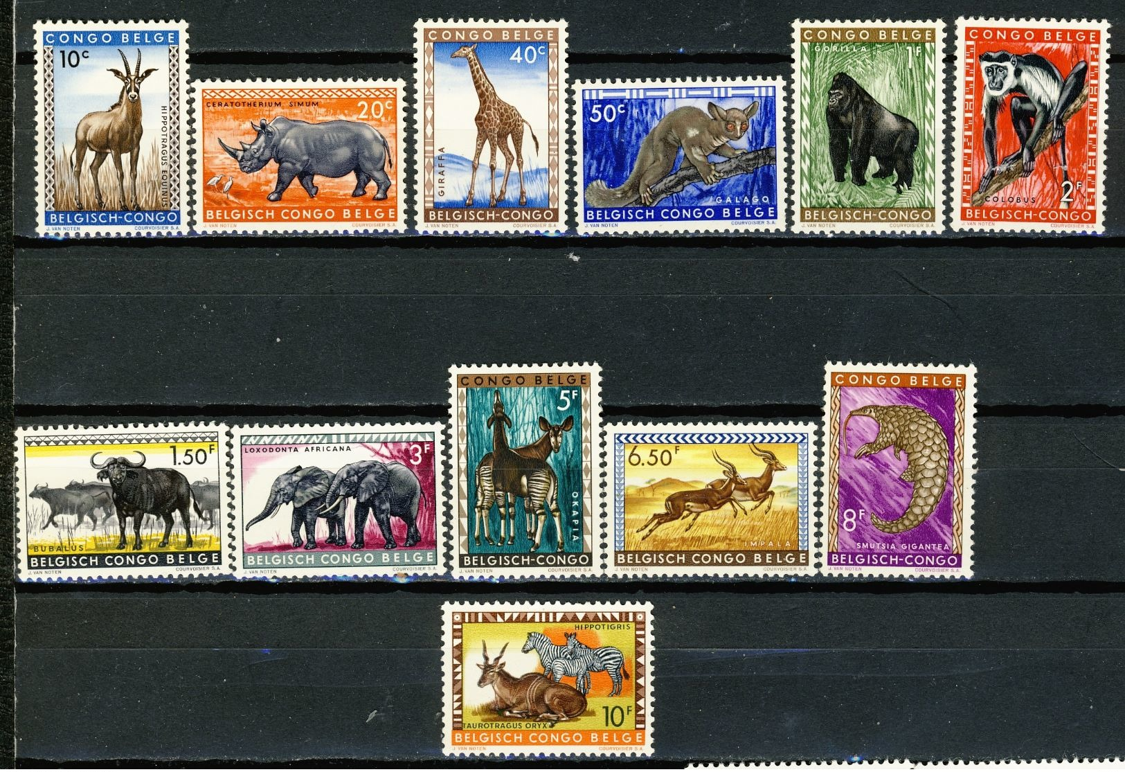 Congo Belge - Belg.Kongo Nr 350-361  Neufs - Postfris - MNH  (XX) - Unused Stamps