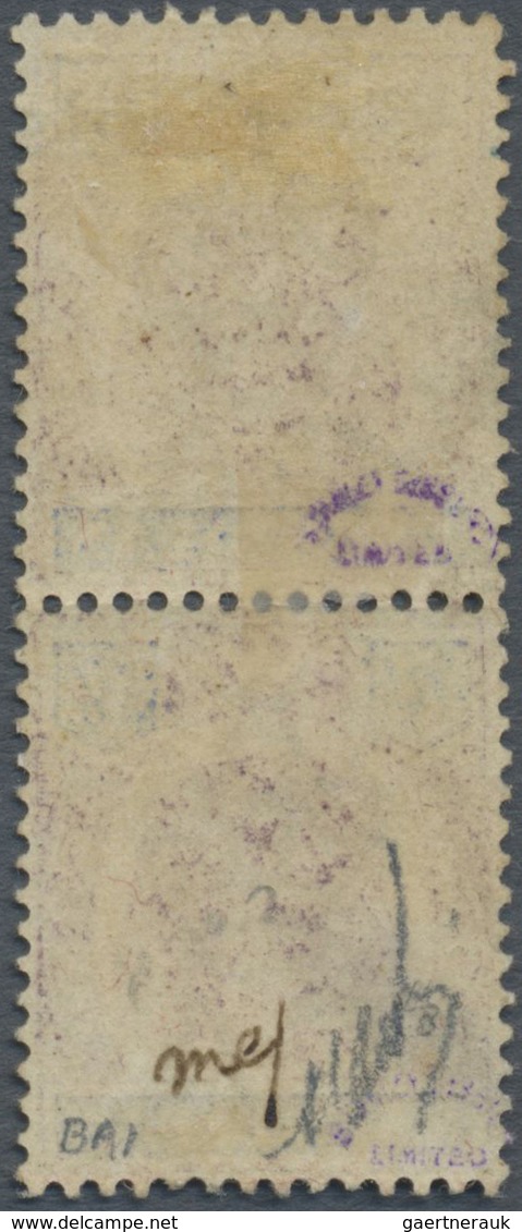 O Malaiische Staaten - Negri Sembilan: 1898-1900 "Four Cents." (in Green) On 8c. Dull Purple & Ultrama - Negri Sembilan