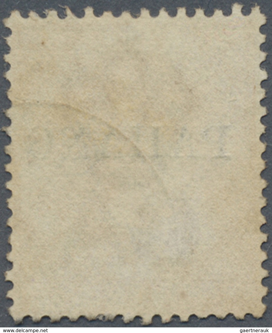 O Malaiische Staaten - Pahang: 1889, Straits Settlements QV 8c. Orange With Black Opt. PAHANG Fine Use - Pahang