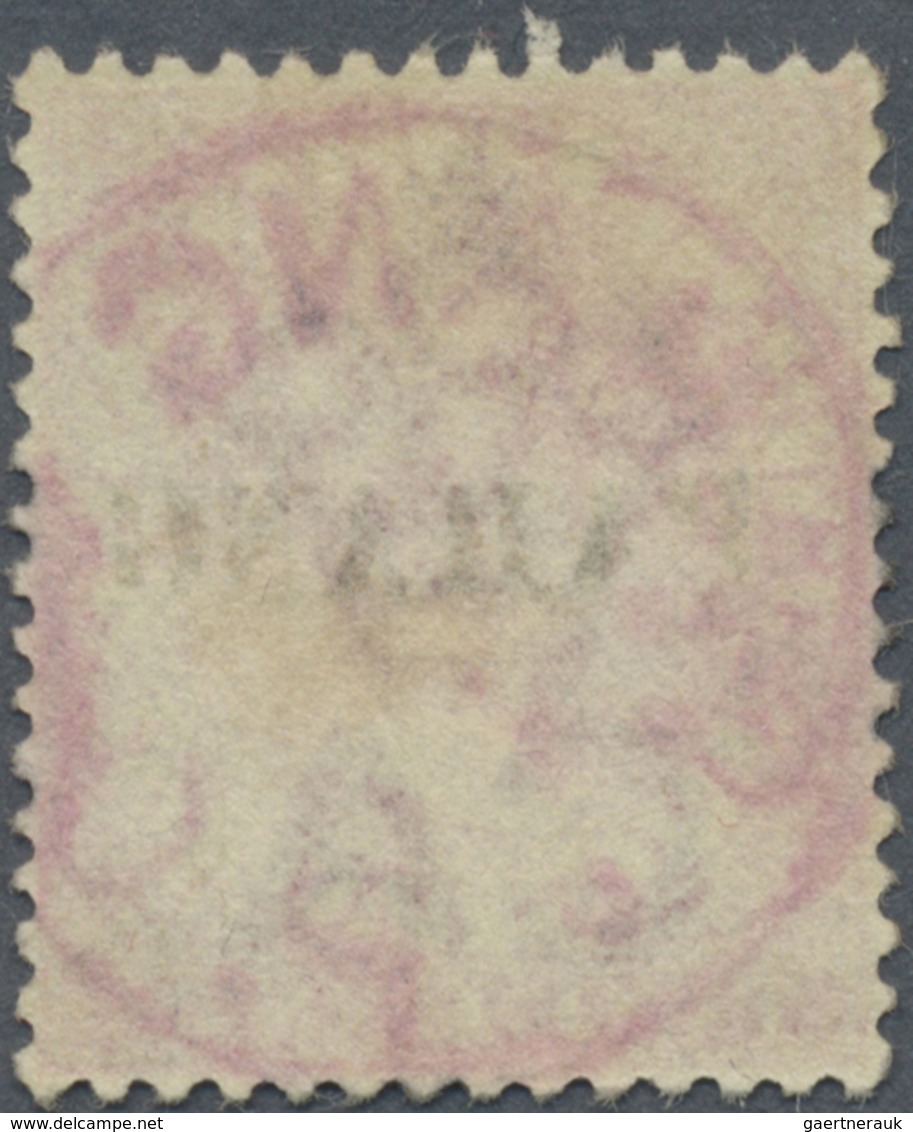 O Malaiische Staaten - Pahang: 1890, Straits Settlements QV 2c. Bright Rose With Black Opt. PAHANG In - Pahang