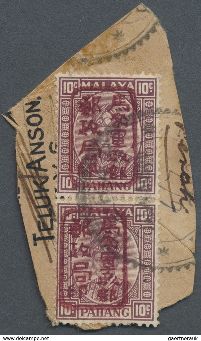 Brfst/ Malaiische Staaten - Pahang: Japanese Occupation, 1942, General Issues, Pahang 10 C. With Small Seal - Pahang