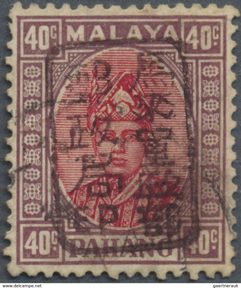 O Malaiische Staaten - Pahang: Japanese Occupation, 1942, General Issues, Pahang 40 C. With Small Seal - Pahang