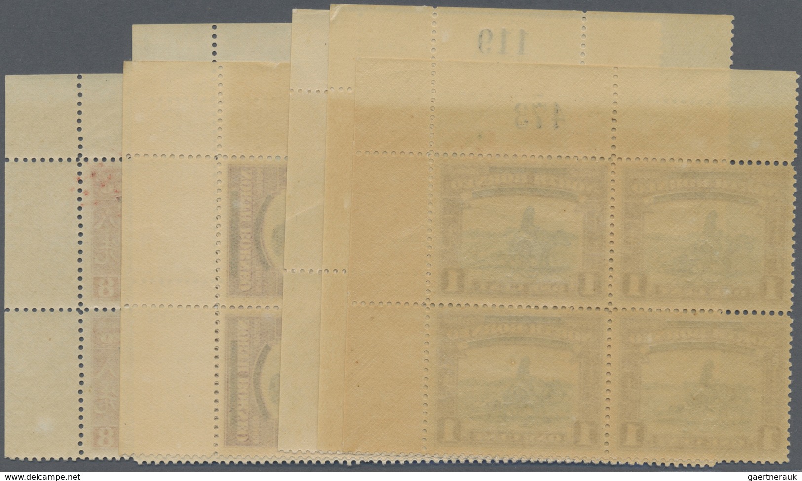 ** Nordborneo: 1947, Pictorial and coat of arms definitives with obliterated 'The State of' and 'Protec