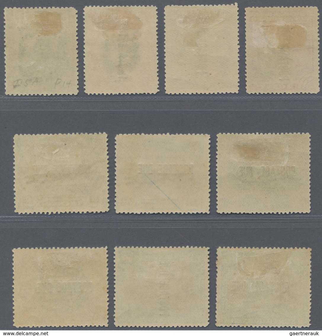 * Nordborneo - Portomarken: 1895/1897, Pictorial Definitives Optd. 'POSTAGE DUE' Simplified Set Of Ten - Bornéo Du Nord (...-1963)