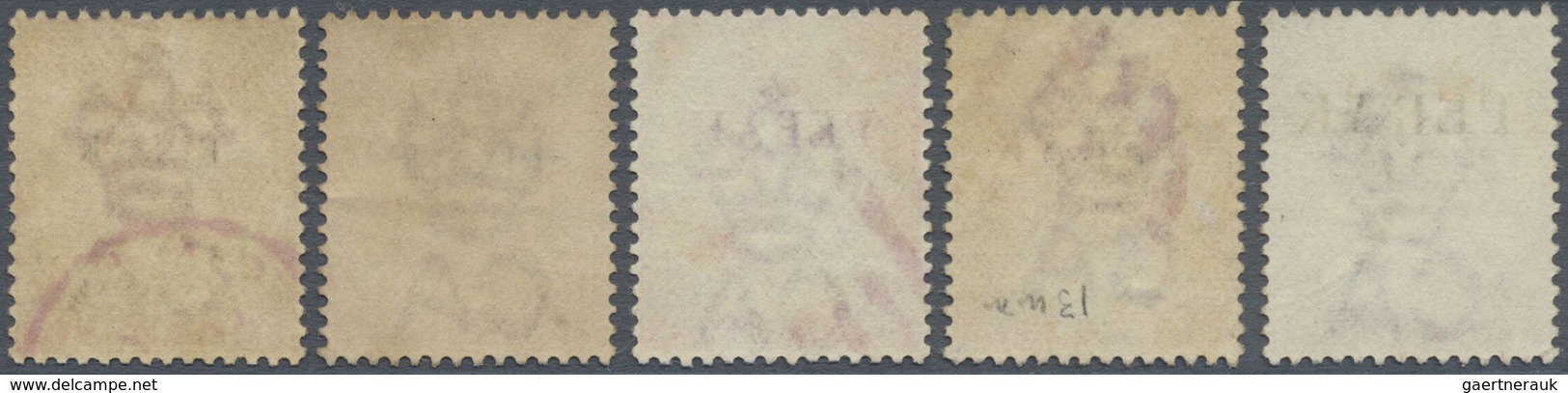 O Malaiische Staaten - Perak: 1884/1890, Straits Settlements QV 2c. Pale Or Bright Rose Wmkd. Crown CA - Perak