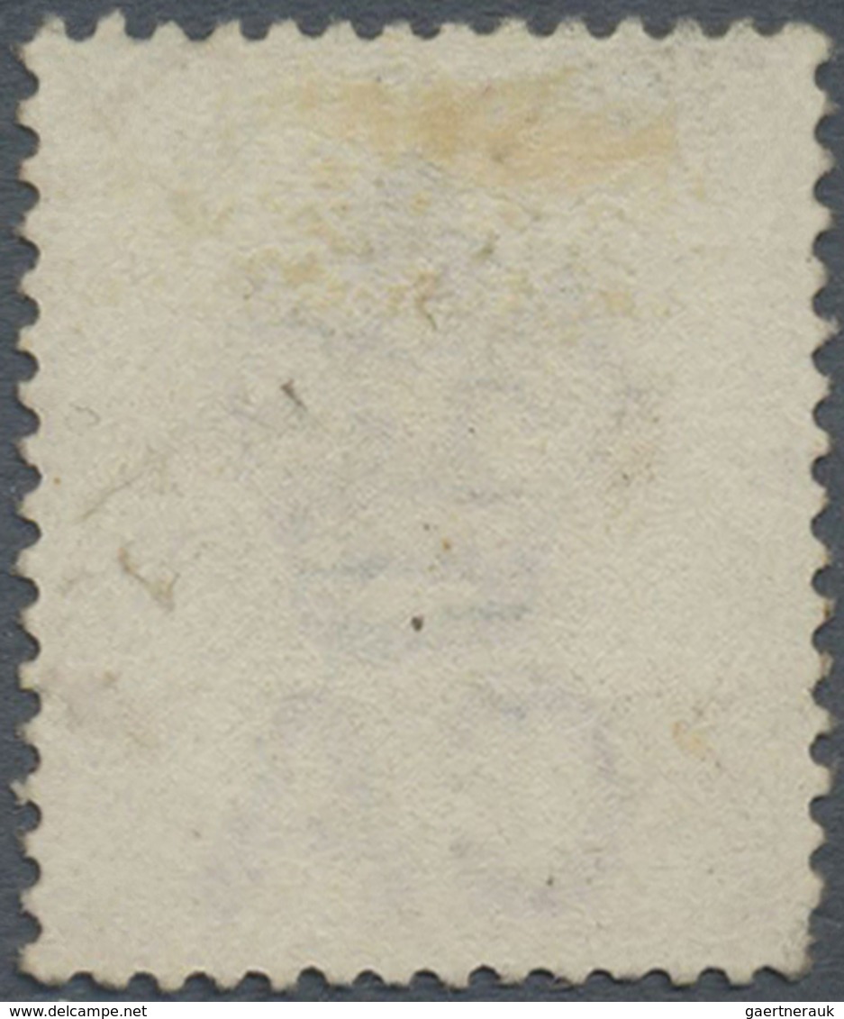 O Malaiische Staaten - Perak: 1887 1c. On 2c. Pale Rose, Overprinted Vertically "ONE CENT/PERAK" In BL - Perak