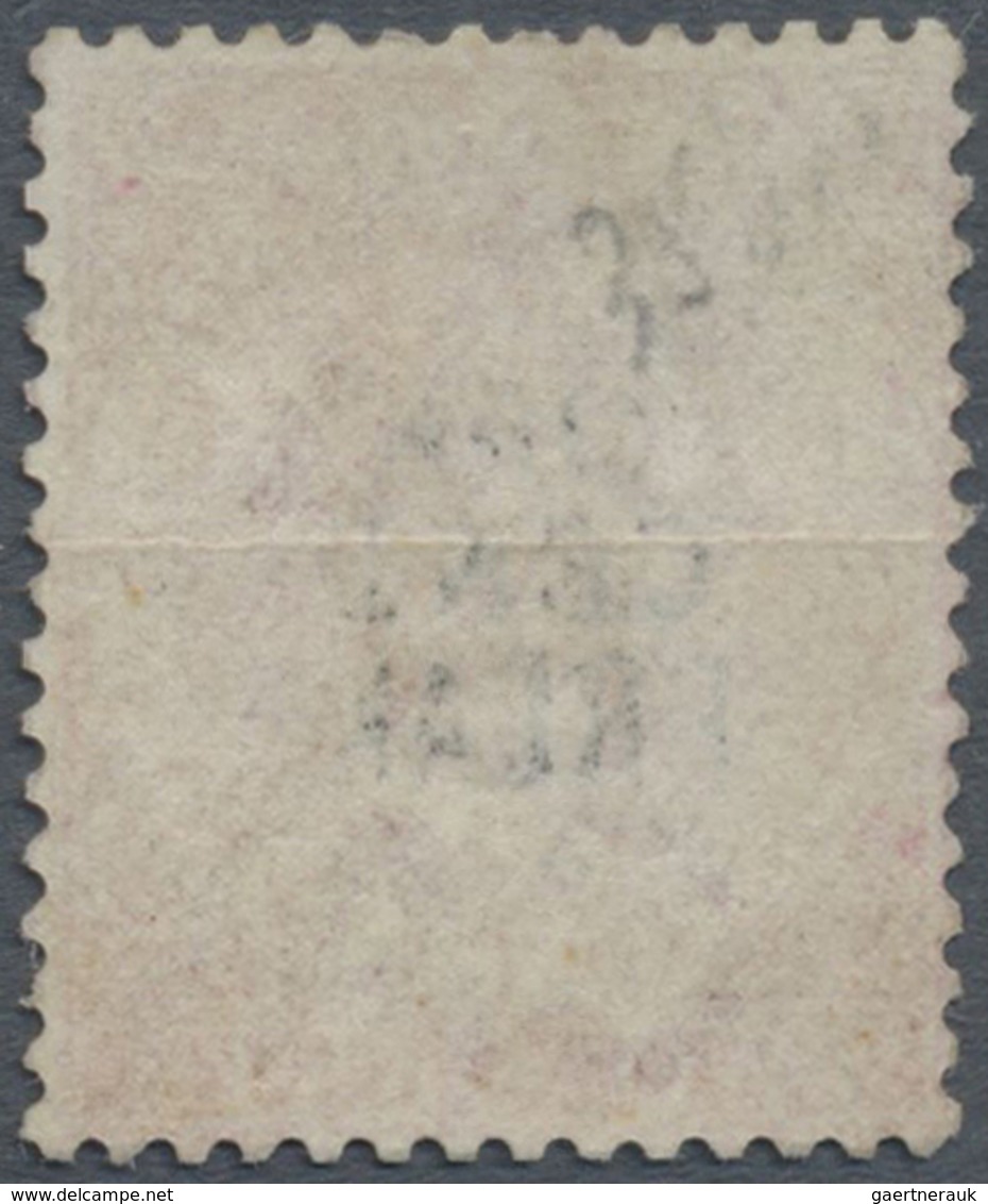 (*) Malaiische Staaten - Perak: 1887-89 1c. On 2c. Bright Rose, With Overprint Error "PREAK" For PERAK, - Perak