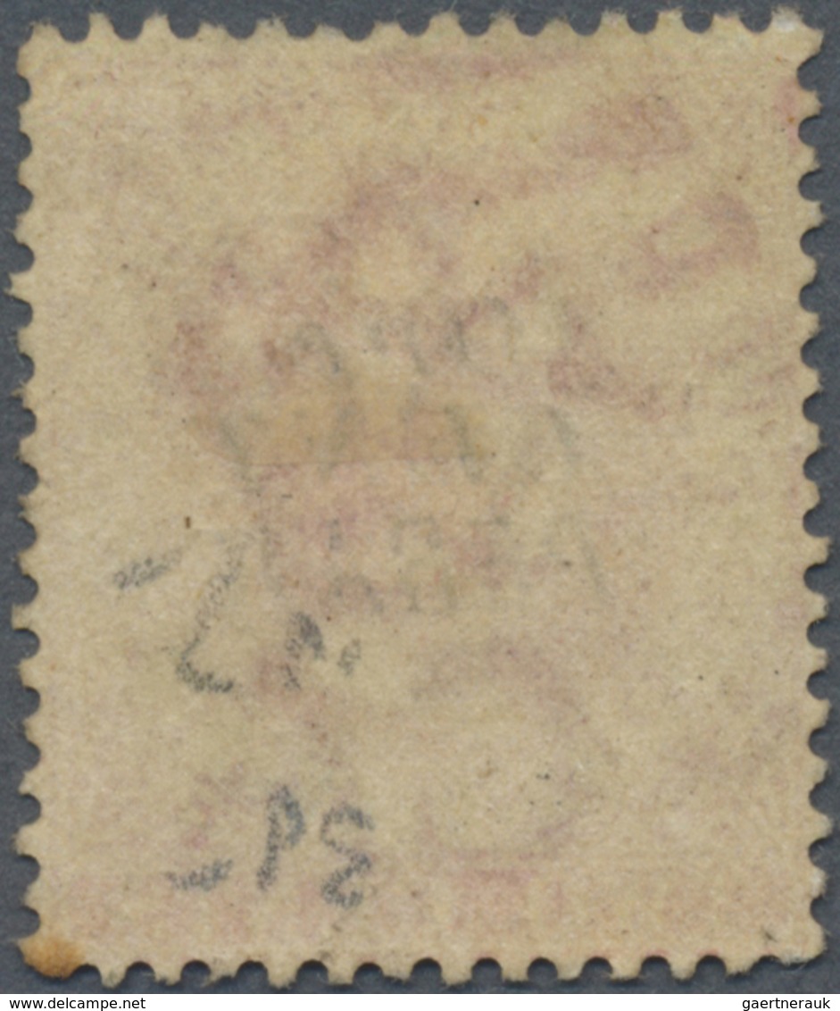 O Malaiische Staaten - Perak: 1889, Straits Settlements QV 2c. Bright Rose Wmkd. Crown CA With Black O - Perak