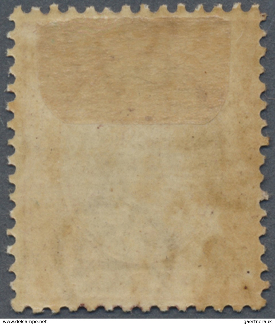 * Malaiische Staaten - Perak: General Issues, 1942, Small Seal In Brown On Perak 30 C., Unused Mounted - Perak