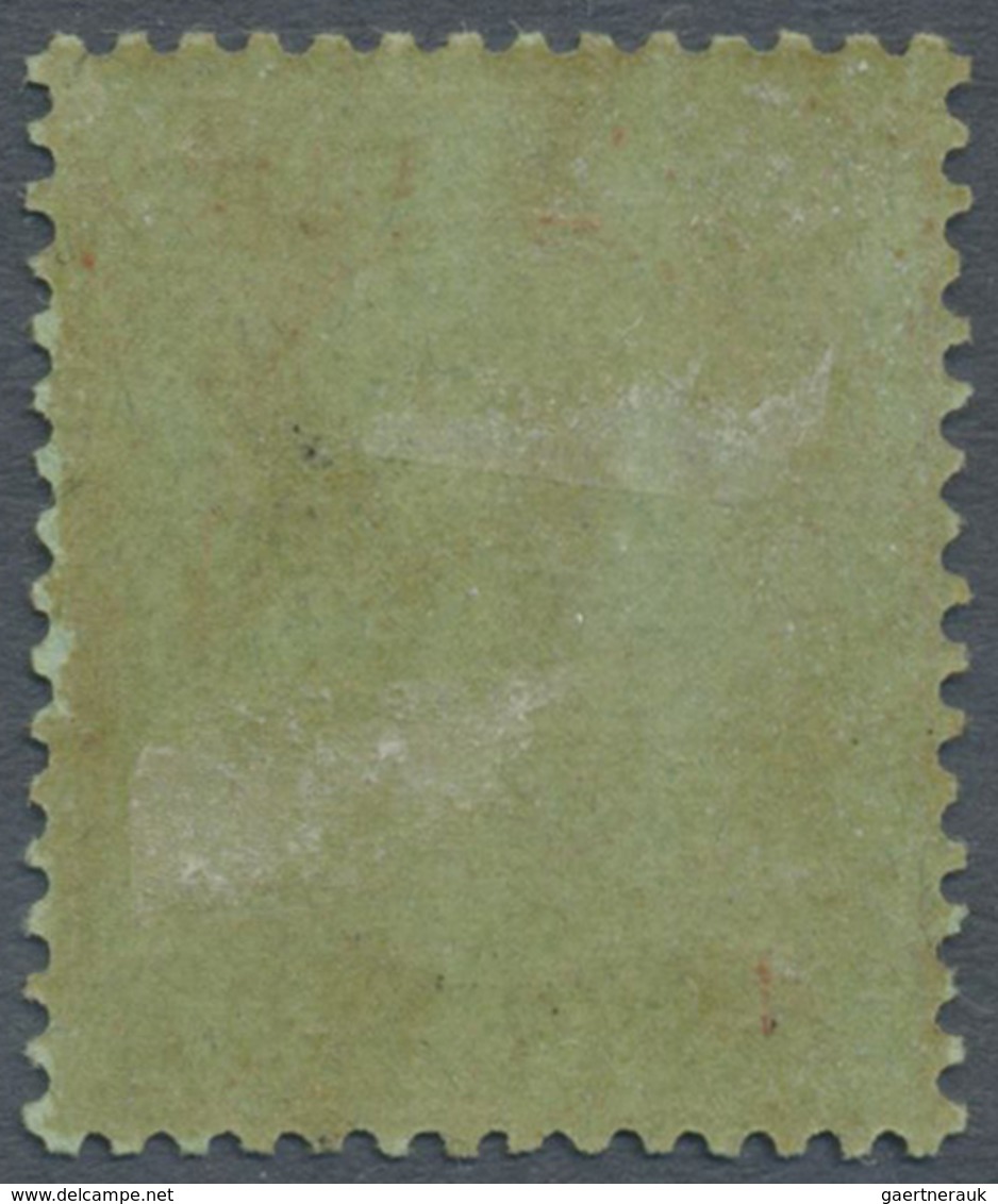 * Malaiische Staaten - Perak: Japanese Occupation, 1942, $5 Green And Red On Emerald, Ovpt. Type 2 Kan - Perak