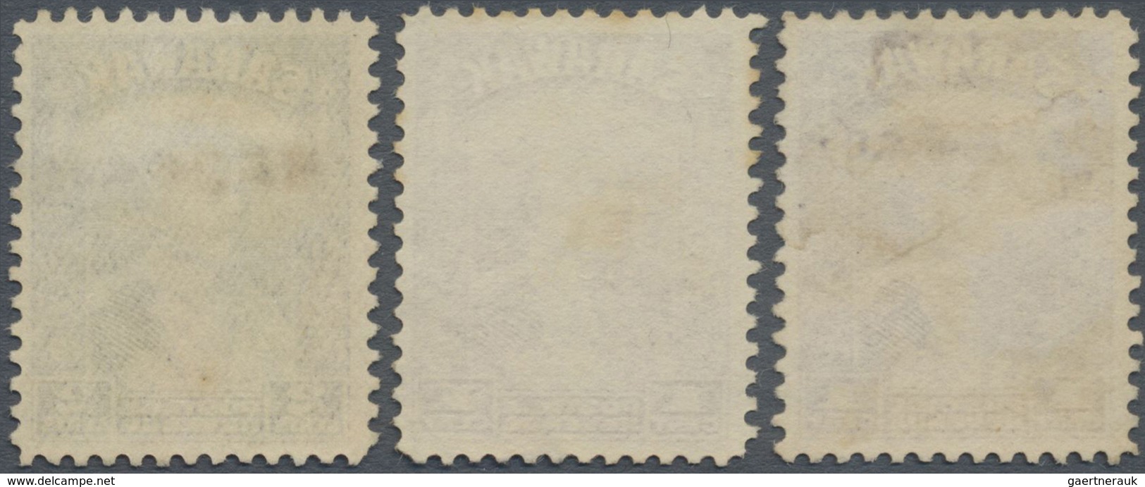 O Malaiische Staaten - Sarawak: Japanese Occupation, 1942, 1 C.  Purple With Violet Ovpt. (2, Kuching - Other & Unclassified