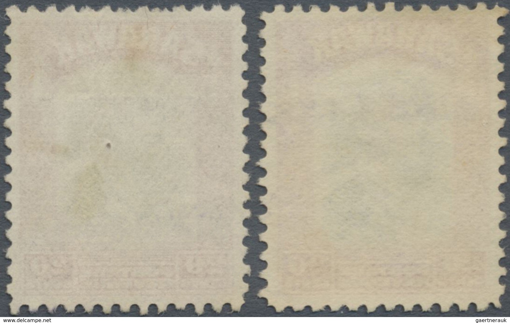 O Malaiische Staaten - Sarawak: Japanese Occupation,  1942, 20 C. Olive Green/carmine With Violet Ovpt - Other & Unclassified