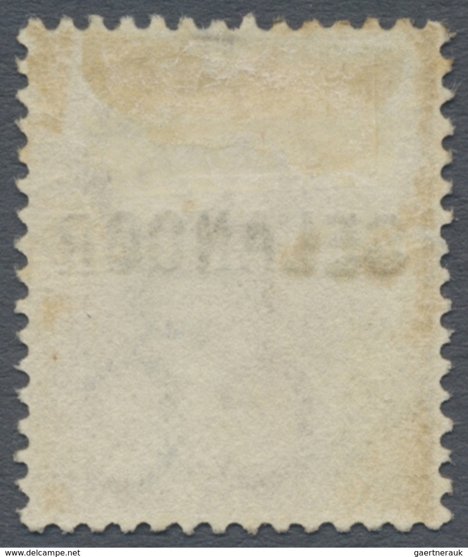 O Malaiische Staaten - Selangor: 1881-82 2c. Brown, Wmk Crown CC, Overprinted Type 2, Used With Part C - Selangor