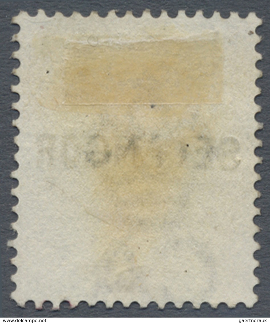 * Malaiische Staaten - Selangor: 1882-83 2c. Brown, Wmk Crown CA, Overprinted Type 9, Mint Lightly Hin - Selangor