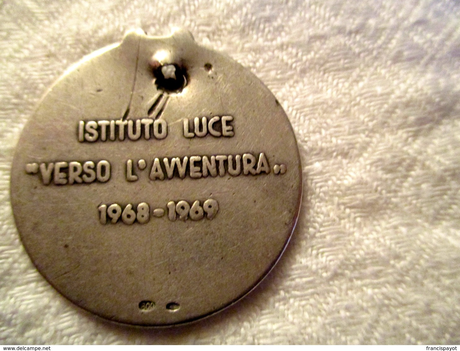 Italy: Silver Medal Istituto Luce 1968-69 (silver) - Autres & Non Classés