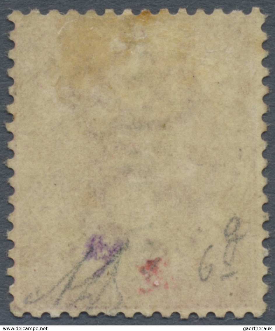 * Malaiische Staaten - Selangor: 1889, Straits Settlements QV 2c. Pale Rose With Wmk. Crown CA With Ve - Selangor