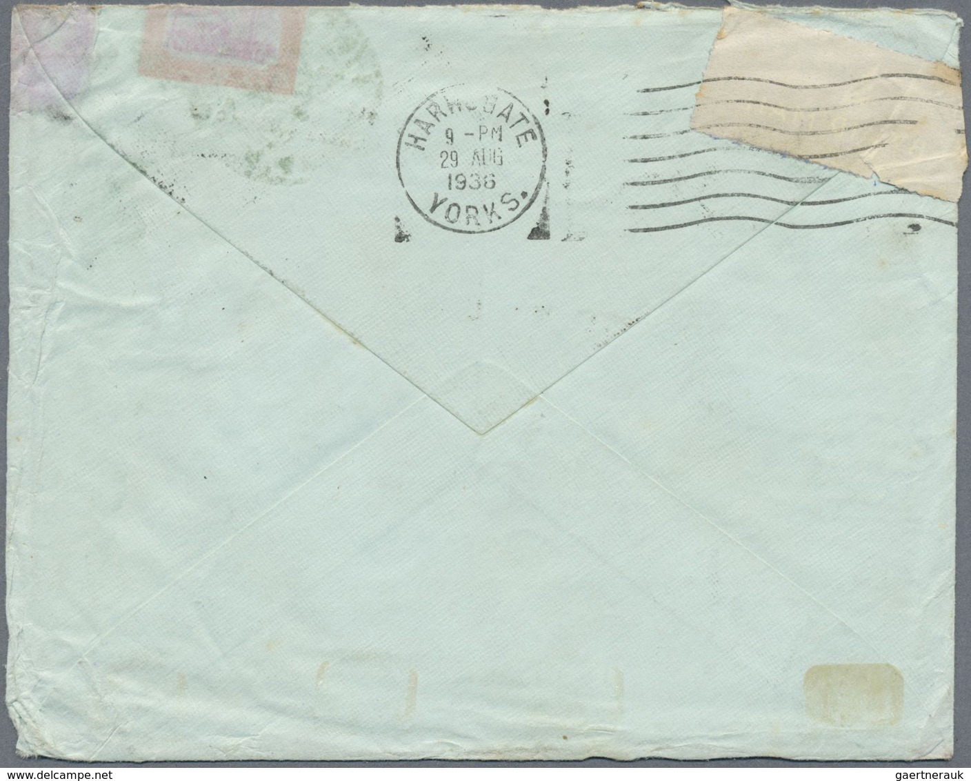 Br Malaiische Staaten - Selangor: 1936, Crash Mail SCIPIO, Cover From SEMENYIH, 13.AU 1936, Destined To - Selangor