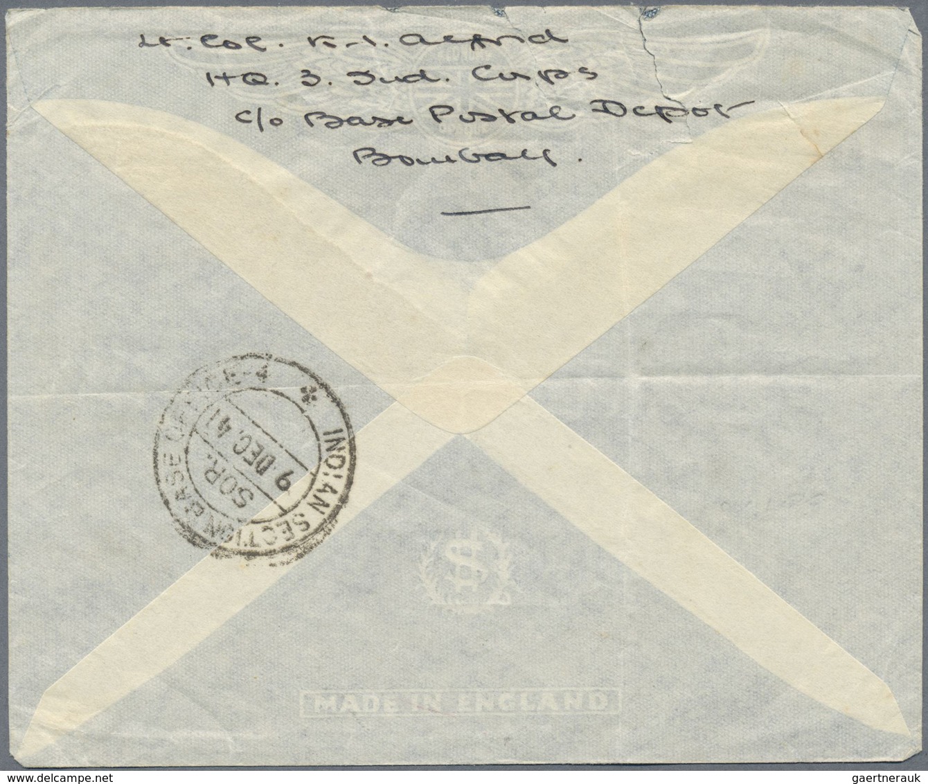 Br Malaiische Staaten - Selangor: 1941, 8 C, 12 C, 30 C, 50 C And 1 $ Mixed Franking On Airmail Cover F - Selangor