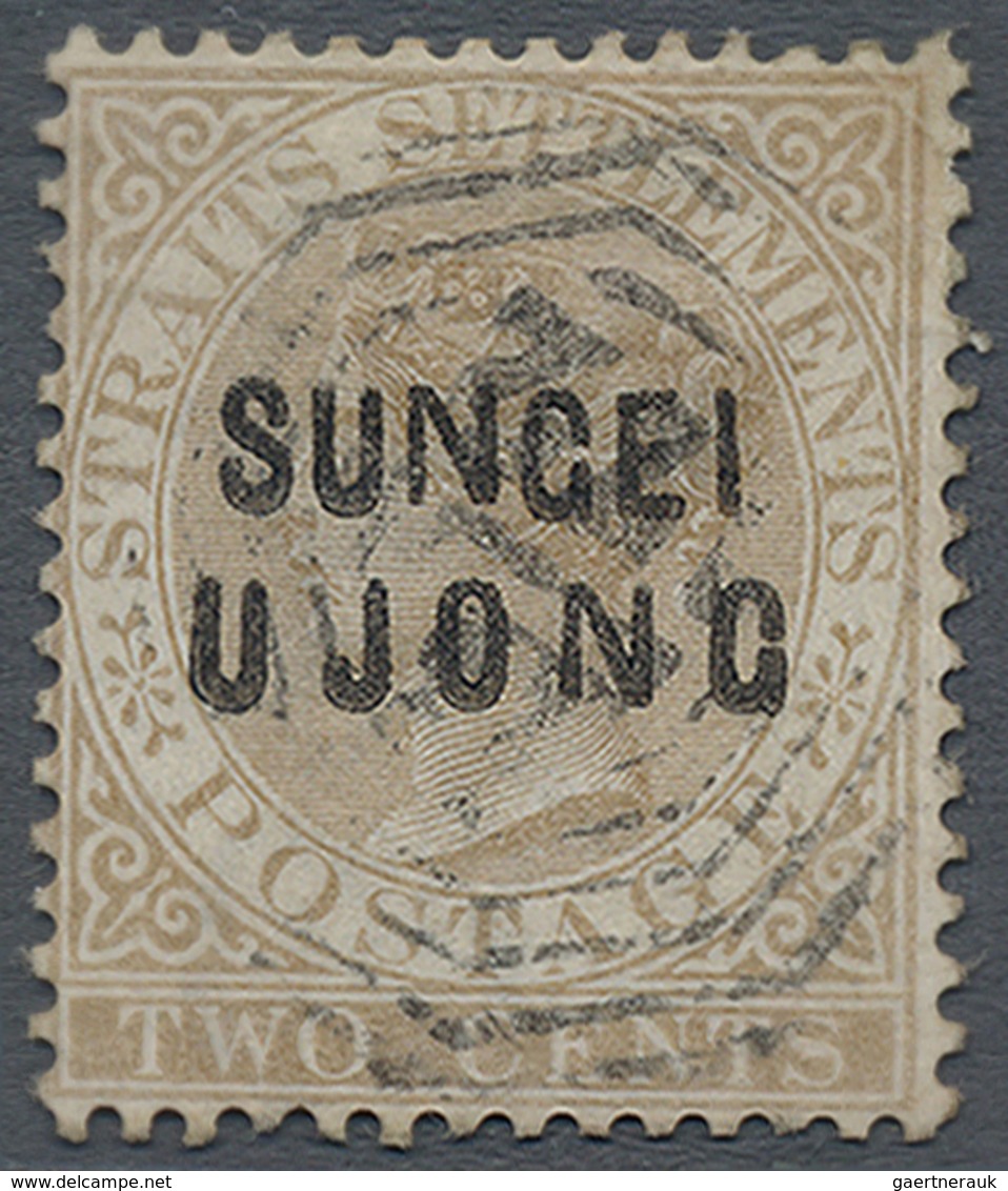 O Malaiische Staaten - Sungei Ujong: 1881 2c. Brown, Wmk Crown CC, Optd. "SUNGEI/UJONG" Of Types 3+5, - Andere & Zonder Classificatie