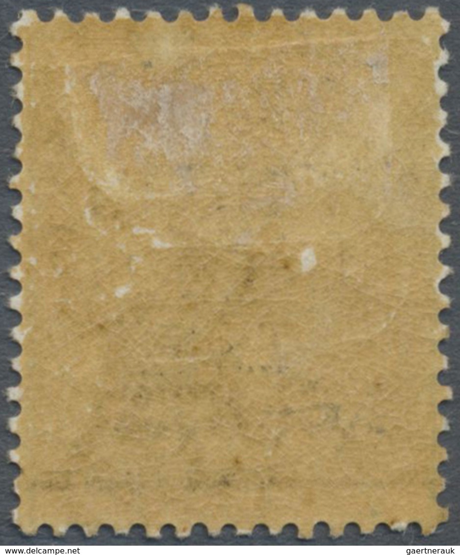 * Malaiische Staaten - Sungei Ujong: 1891 QV 2c. On 24c. Green, WATERMARK INVERTED, Additionally Overp - Andere & Zonder Classificatie