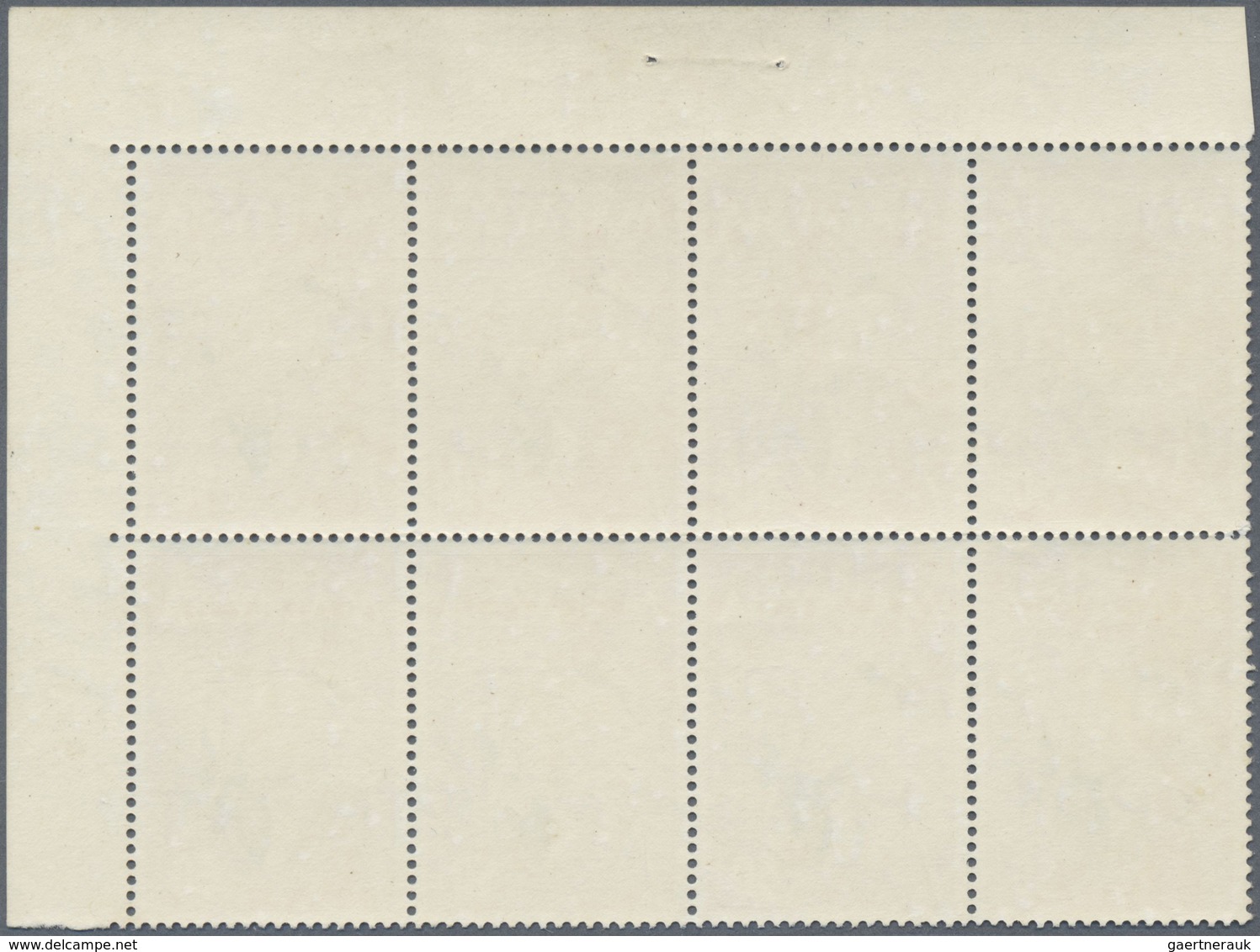 ** Malaysia: 1965, Birds 50c. 'Black-nailed Oriole' (Oriolus Chinensis) Block Of Eight From Upper Left - Malaysia (1964-...)