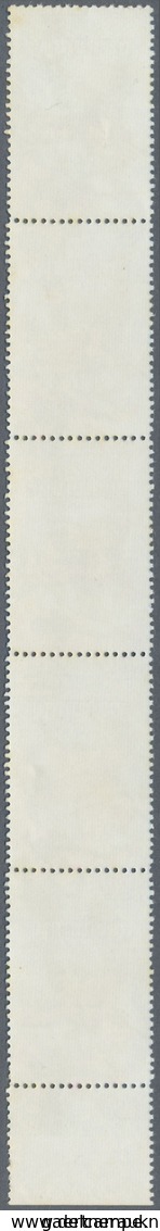 ** Malaysia: 1970, Butterflies 75c. 'Papilio Memnon Agenor' Vertical Strip Of Five With Horizontal SHIF - Maleisië (1964-...)