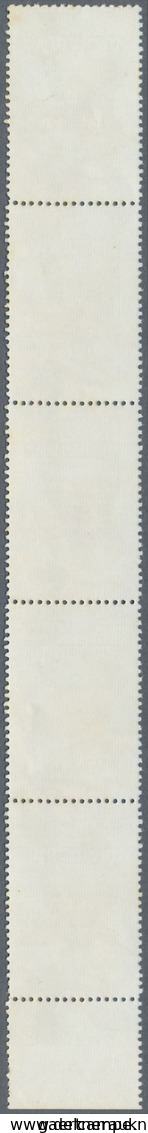 ** Malaysia: 1970, Butterflies 75c. 'Papilio Memnon Agenor' Vertical Strip Of Five With Horizontal SHIF - Malaysia (1964-...)