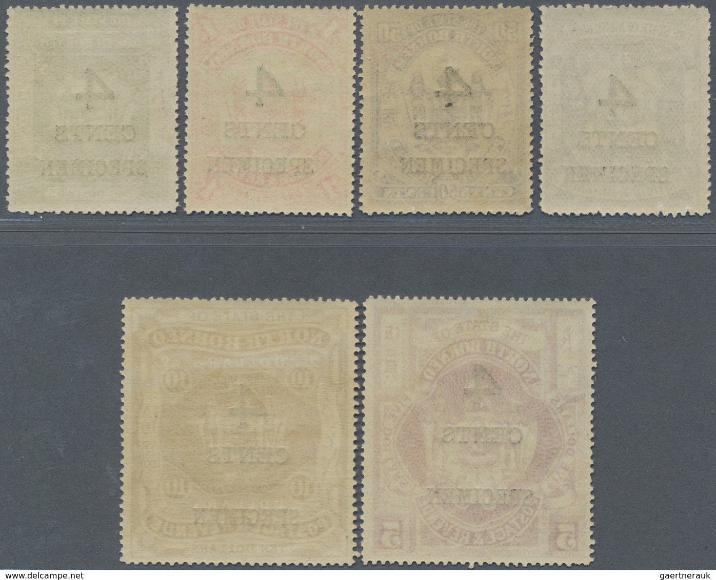 */** Nordborneo: 1899, Pictorial And Coat Of Arms Definitives Set Of 12 Surcharged '4 CENTS' And Addition - North Borneo (...-1963)