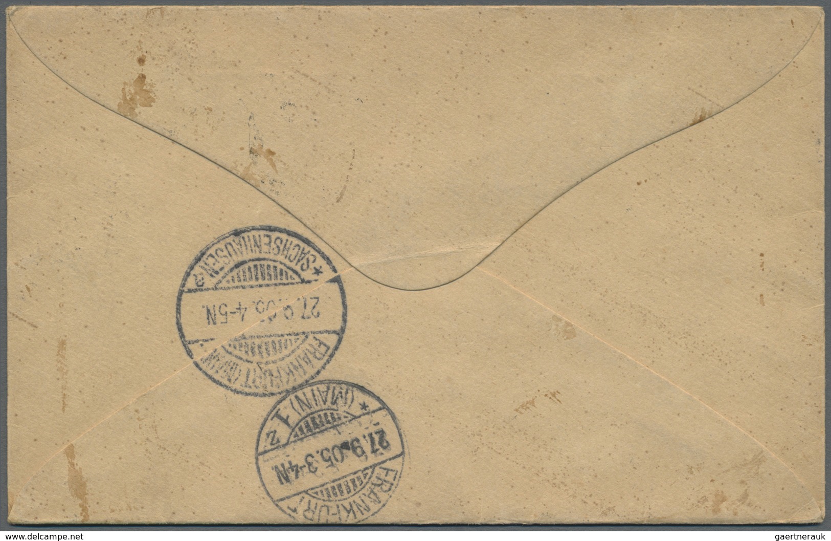 Br Nordborneo: 1905. Official Envelope Addressed To Germany Headed 'On Government Service' Bearing Nort - North Borneo (...-1963)