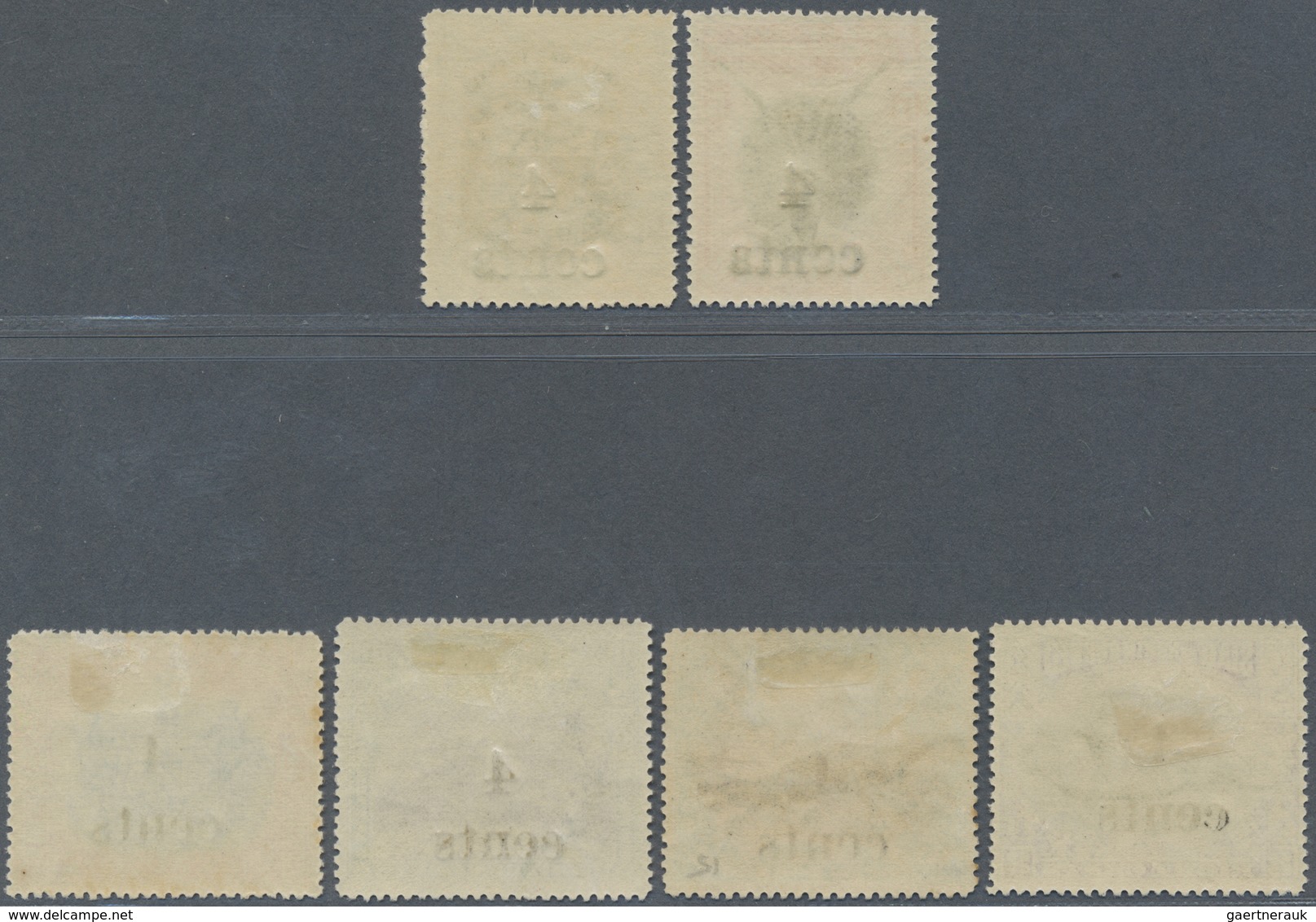 * Nordborneo: 1904/1905, Pictorial And Coat Of Arms Definitives Surcharged Locally '4 Cents' Complete - North Borneo (...-1963)