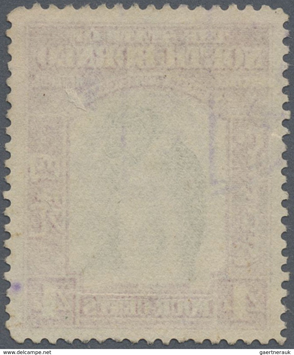 O Nordborneo: Japanese Occupation,  1942, 4 C. With Violet Overprint Used Violet "Jes(selton P.o.)", S - North Borneo (...-1963)