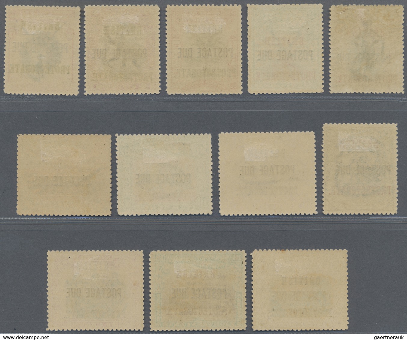 * Nordborneo - Portomarken: 1902/1912, Pictorial Definitives With Opt. 'BRITISH PROTECTORATE' In Diffe - Noord Borneo (...-1963)