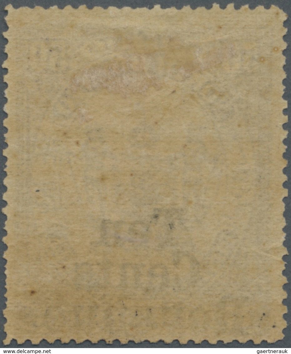 * Nordborneo - Stempelmarken: 1886, Coat Of Arms Definitive 50c. Violet With Opt. 'Ten Cents Revenue' - Noord Borneo (...-1963)